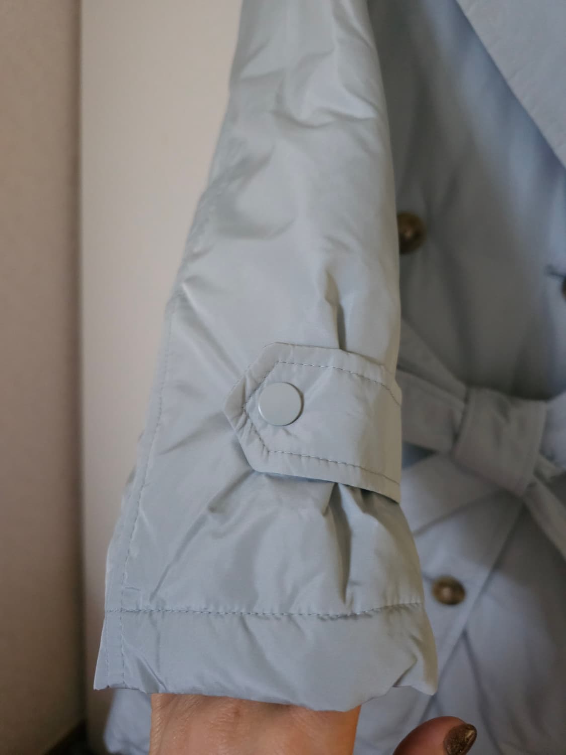 쏘울 SO.WOOL 구스다운 패딩 코트 민트색 상품이미지3