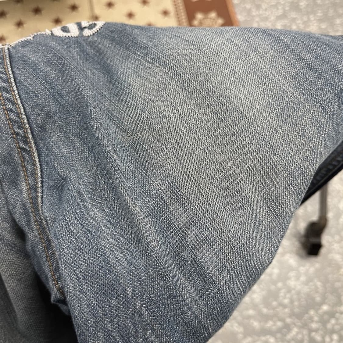 푸부 Y2K 레트로 00's 스트릿 펑크 데님팬츠 27인치 C10286 상품이미지8