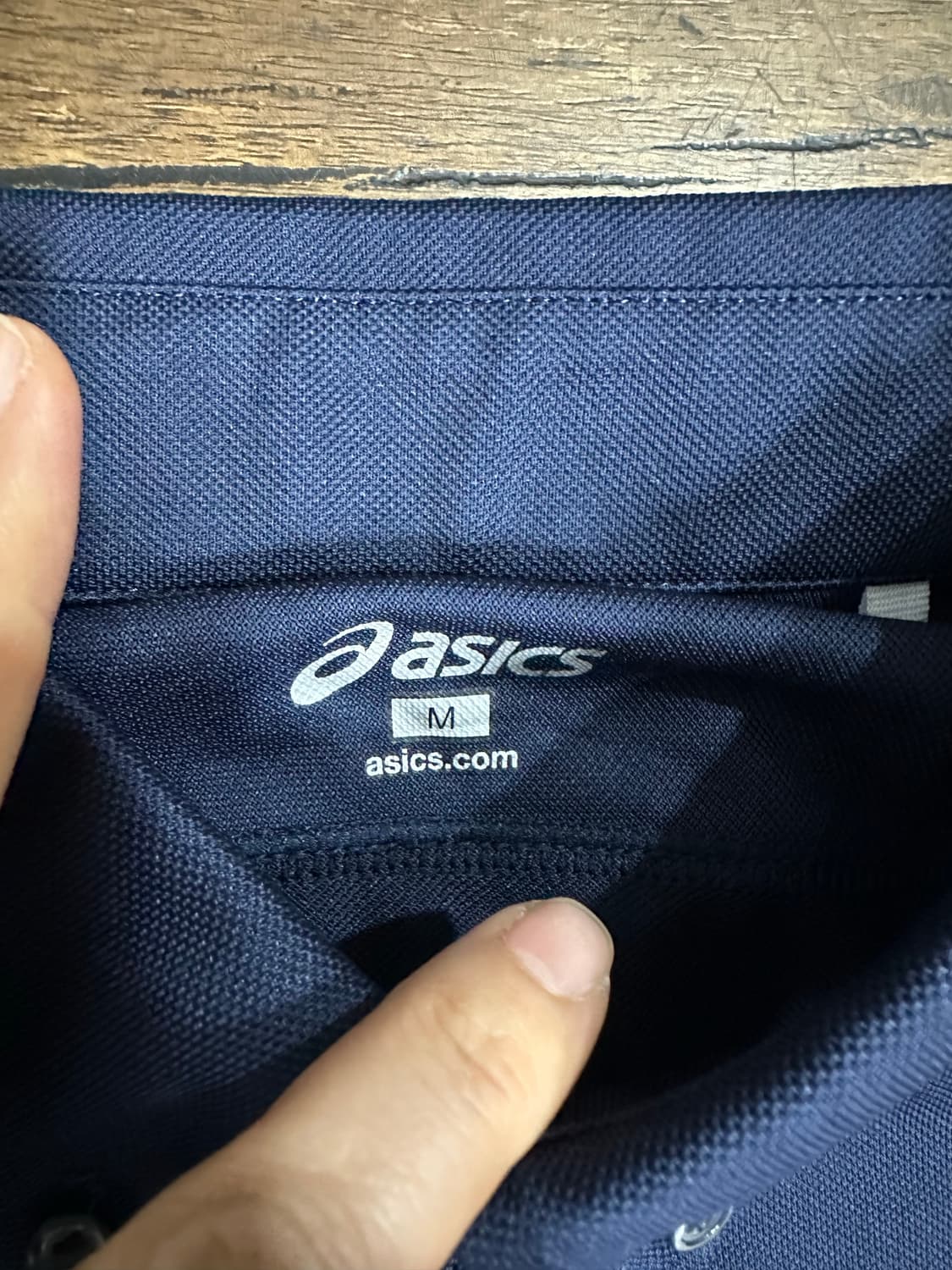 아식스(ASICS) TEAM 북교 일본 탁구팀 기능성 반팔 카라티 M 상품이미지4