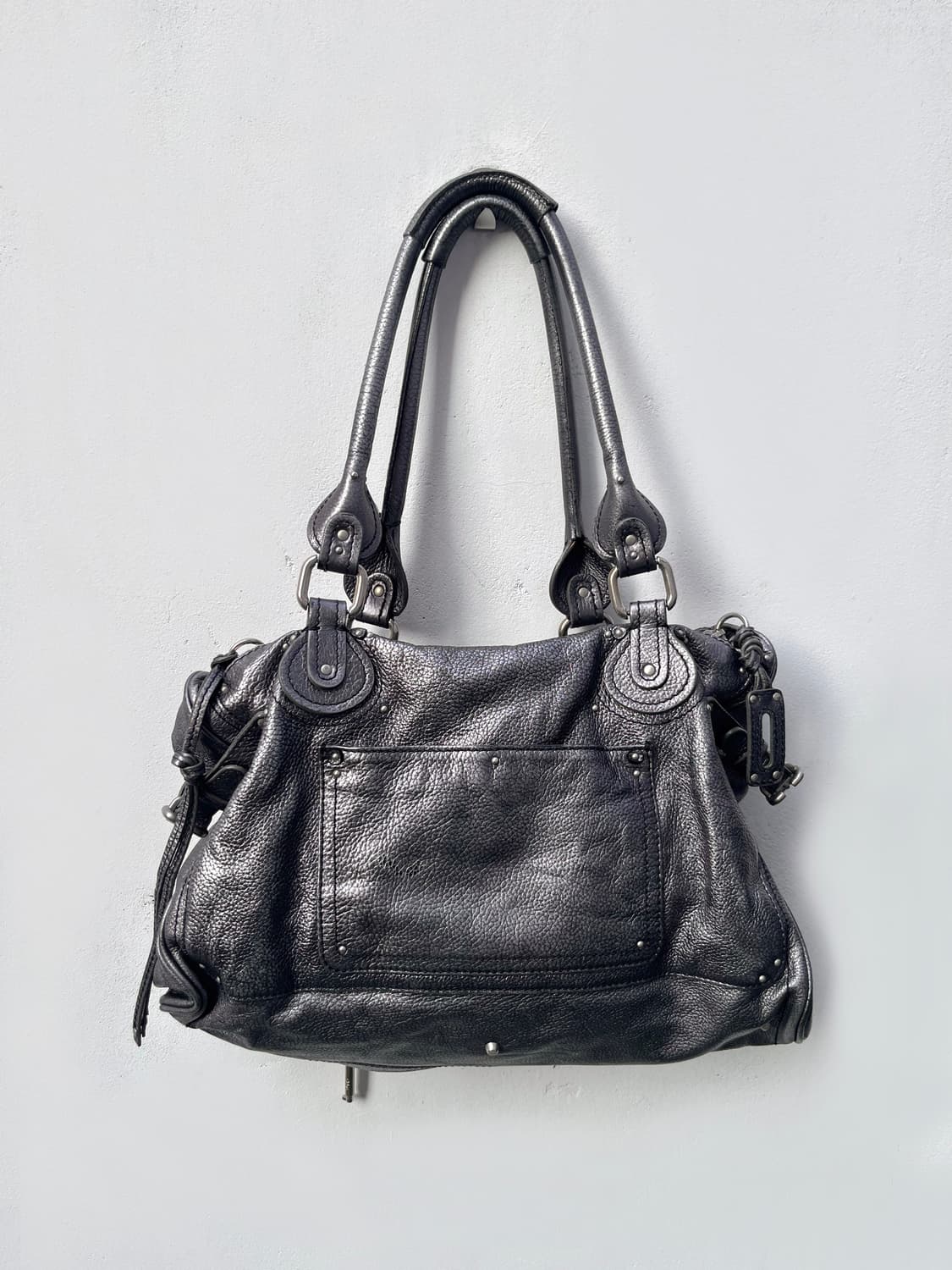 끌로에 00s 패딩턴백 메탈릭 실버 상품이미지7