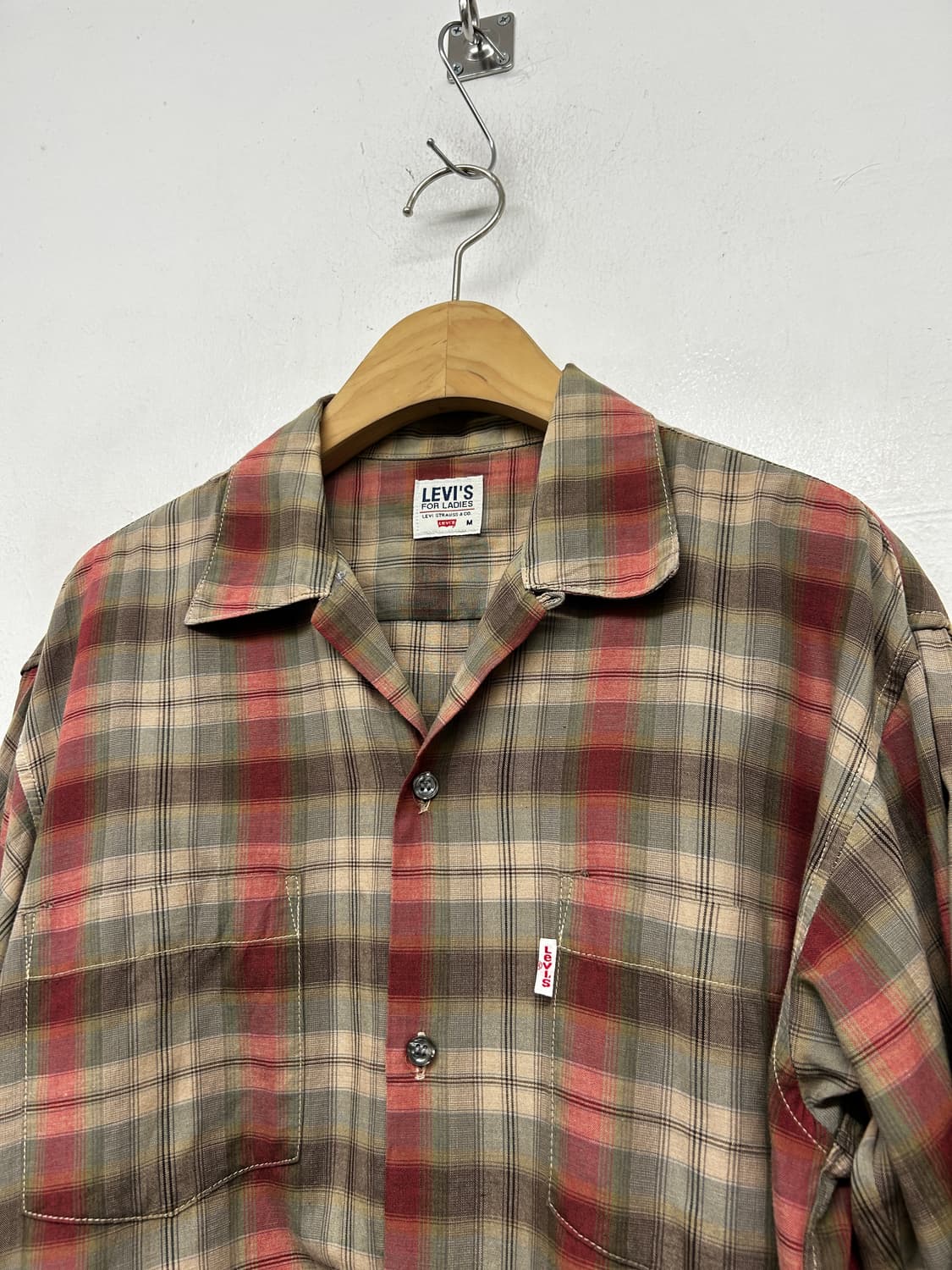 리바이스 오버핏 체크 셔츠 남방 상품이미지3