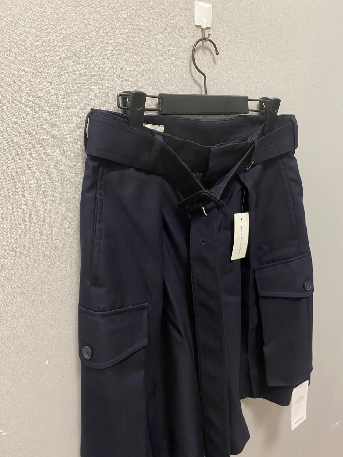 드리스반노튼 벨티드 반바지 46size 새상품 상품이미지2