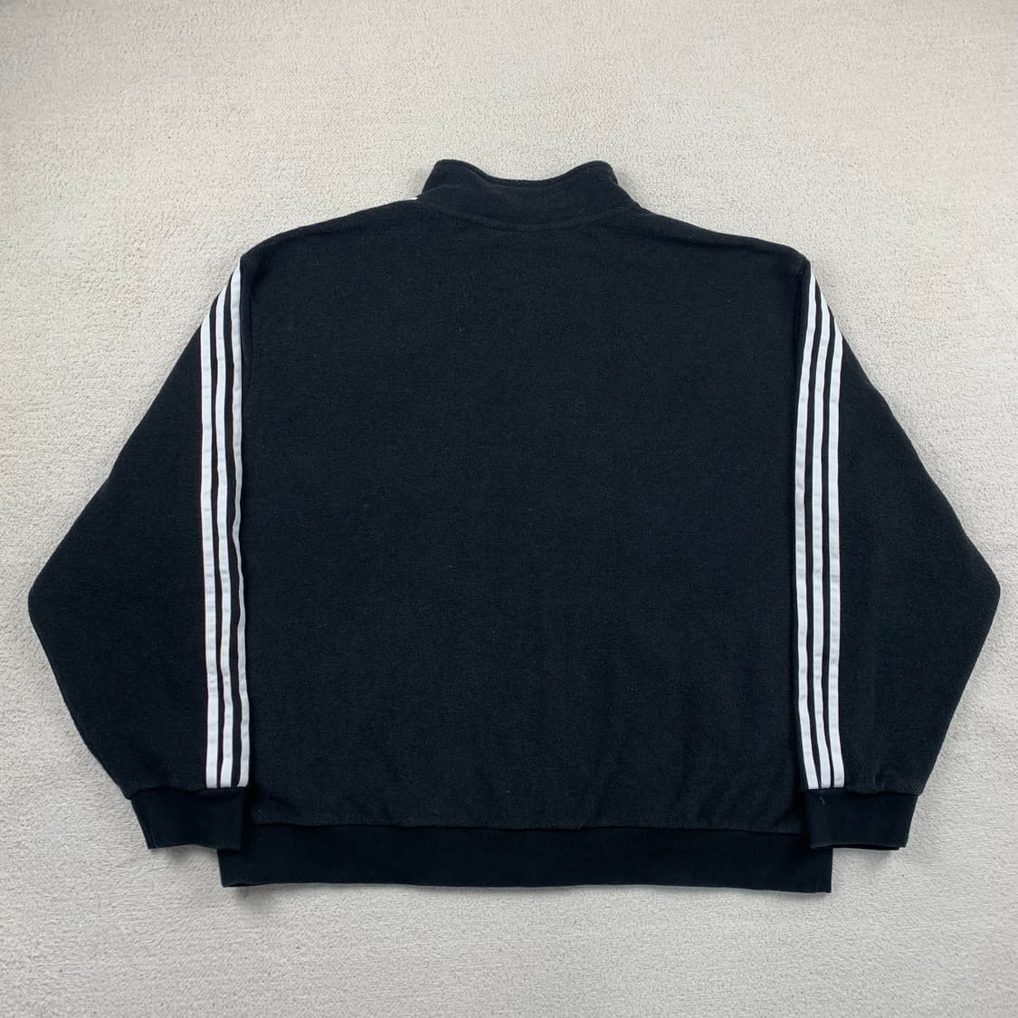 아디다스 트레포일 로고 부클 집업 자켓 블랙  상품이미지2