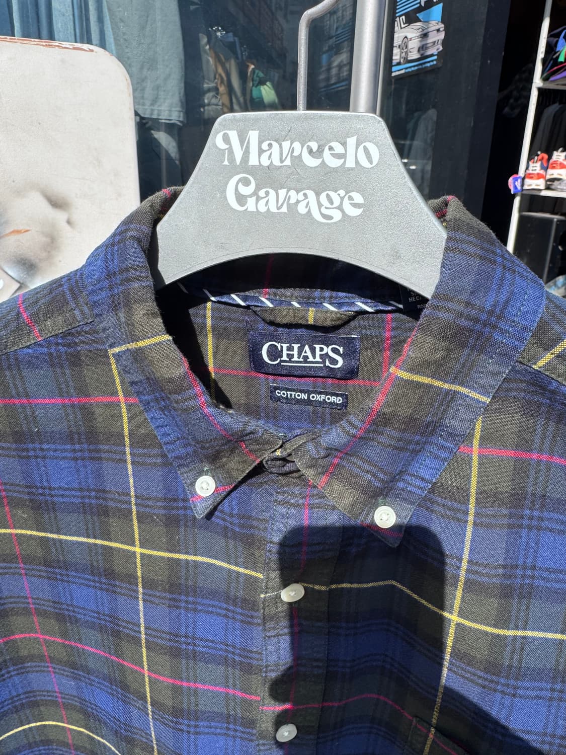 빈티지 챕스 CHAPS 체크 플란넬 셔츠 XL (605) 상품이미지3