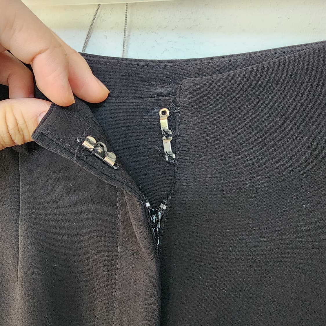 잇미샤 블랙 와이드 슬랙스 상품이미지6