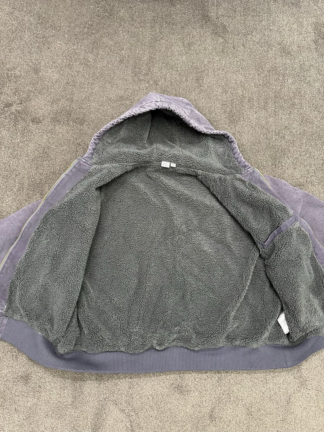 PARTIMENTO 후드 집업 자켓 M 회색 상품이미지2