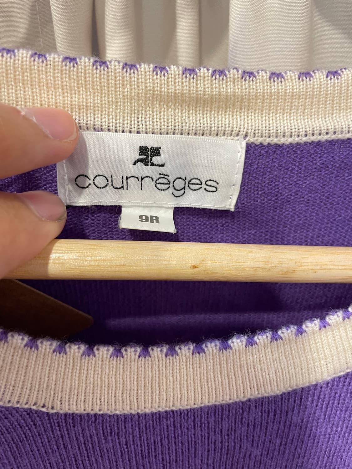 꾸레쥬 우먼스 반팔 니트 55-66사이즈 상품이미지3