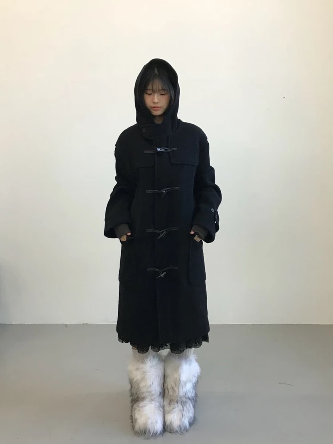 Kent Wool Duffle Long Coat 상품이미지1