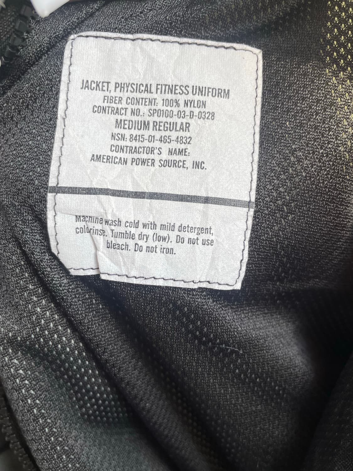 JACKET, PHYSICAL FITNESS UNIFORM 상품이미지6