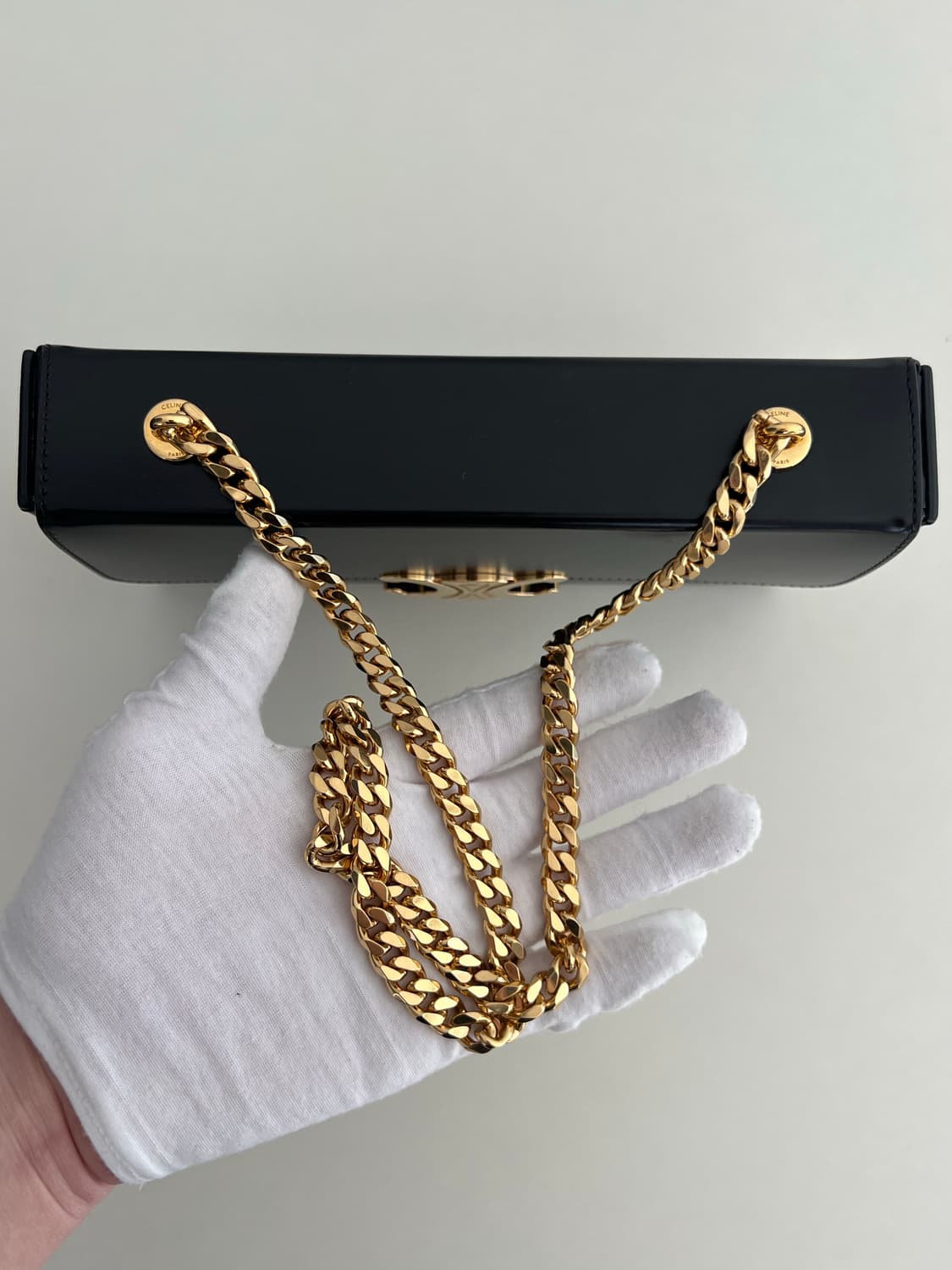 셀린느 트리옹프 체인 박스백 상품이미지6