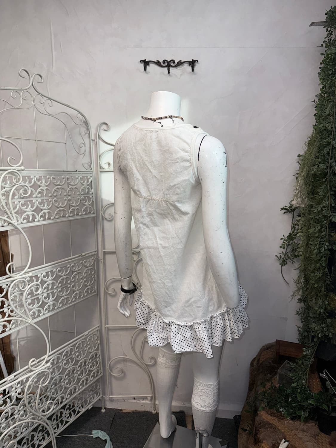 Ivory dot spangled mini ops 상품이미지3