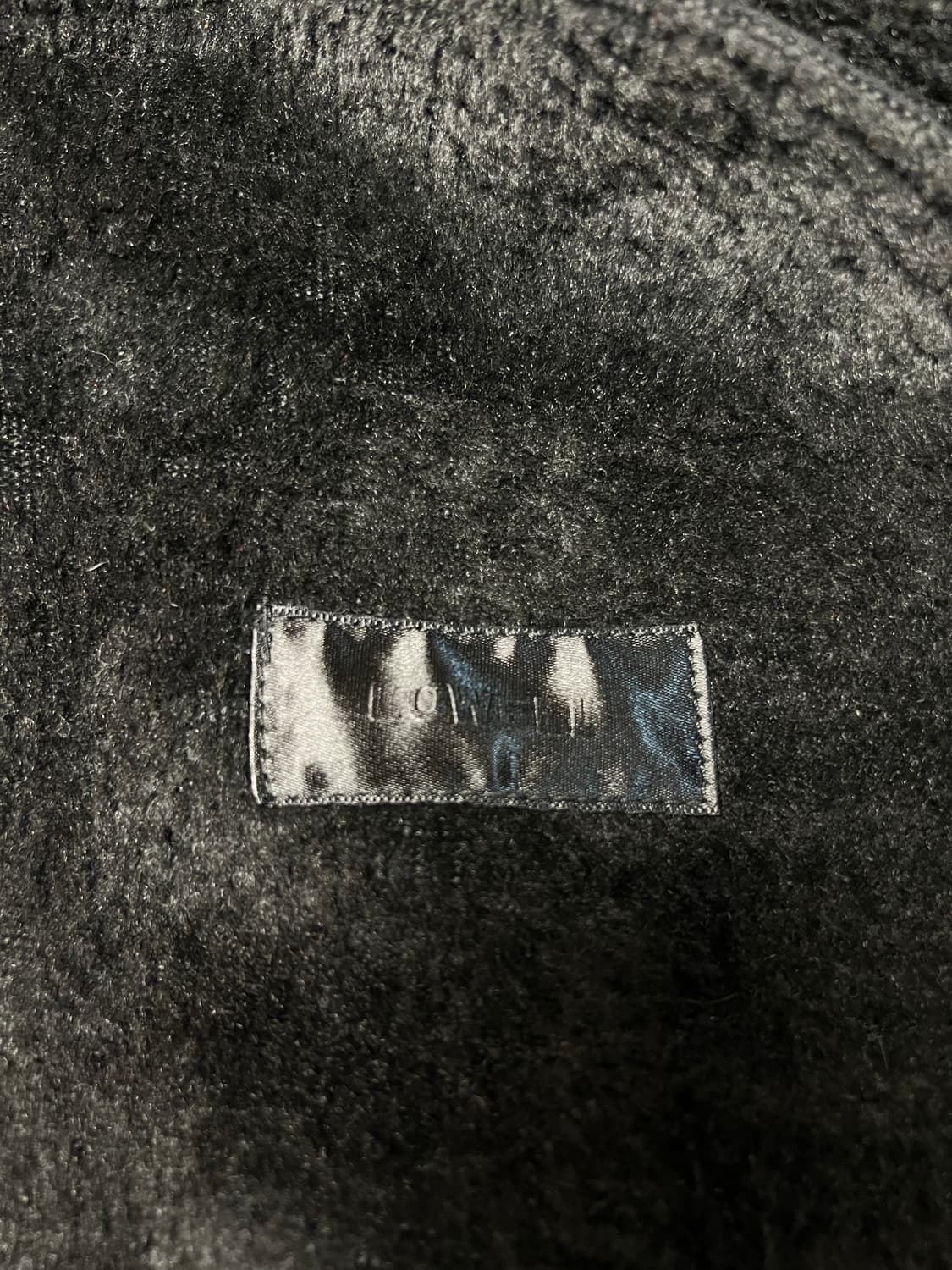 [100] 로웰 양가죽 스웨이드 무스탕 블랙 상품이미지5