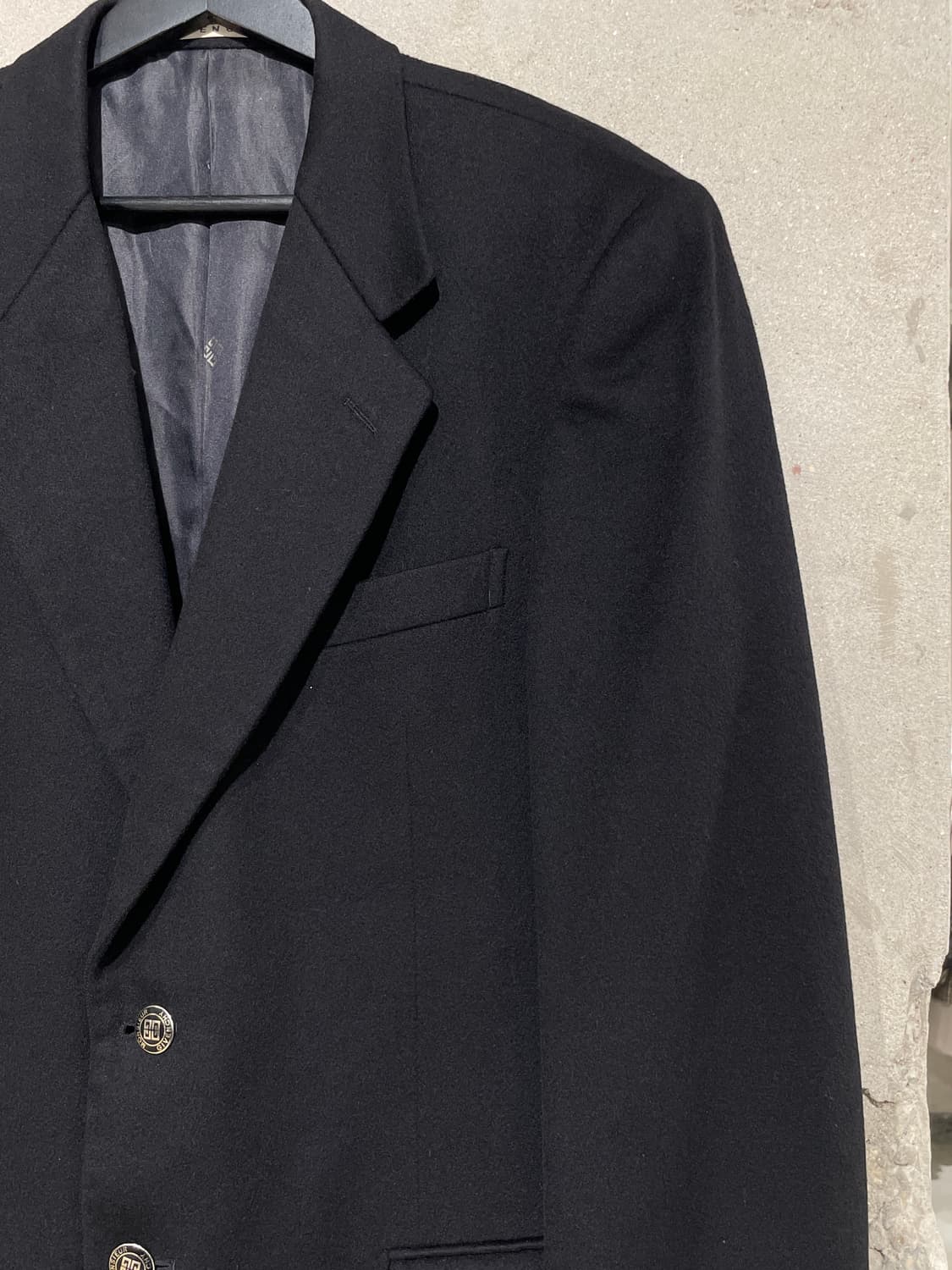 지방시 무슈 블랙 클래식 캐시미어 2B 블레이저 상품이미지3