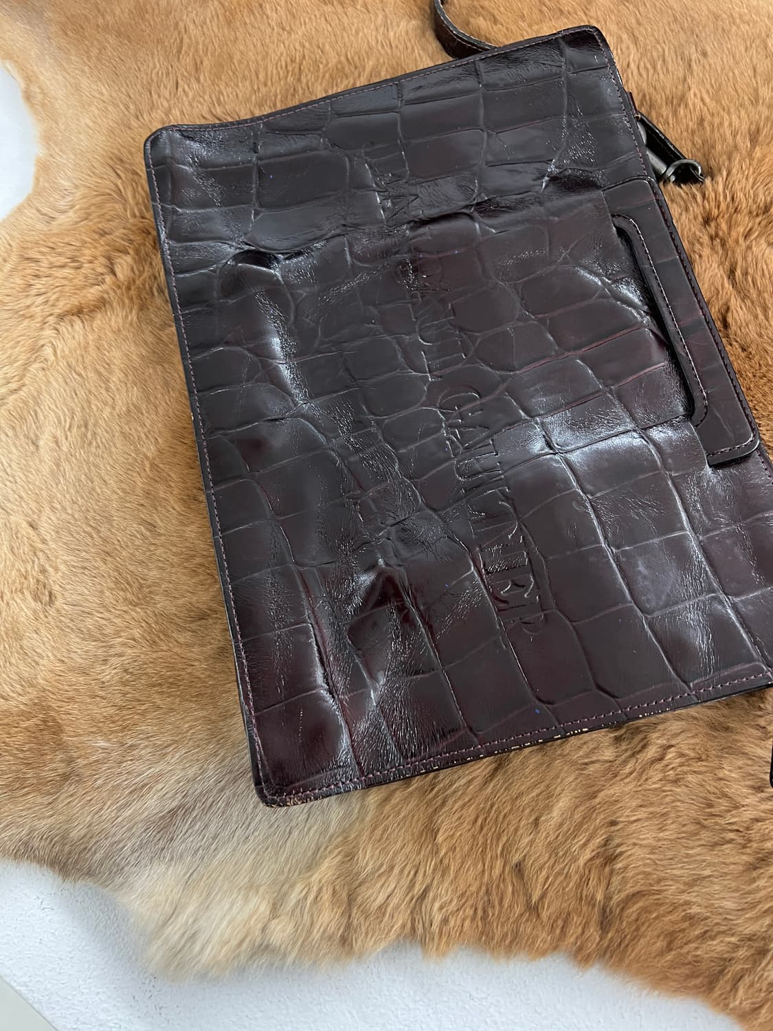 90s 장폴고티에 엘리게이터 2 way bag 상품이미지4