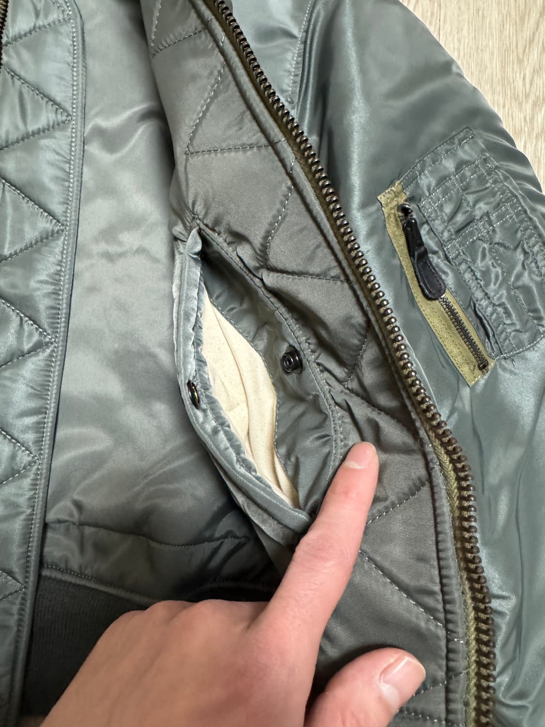 90s AVIREX 8279A MA-1 플라이트 자켓  상품이미지5