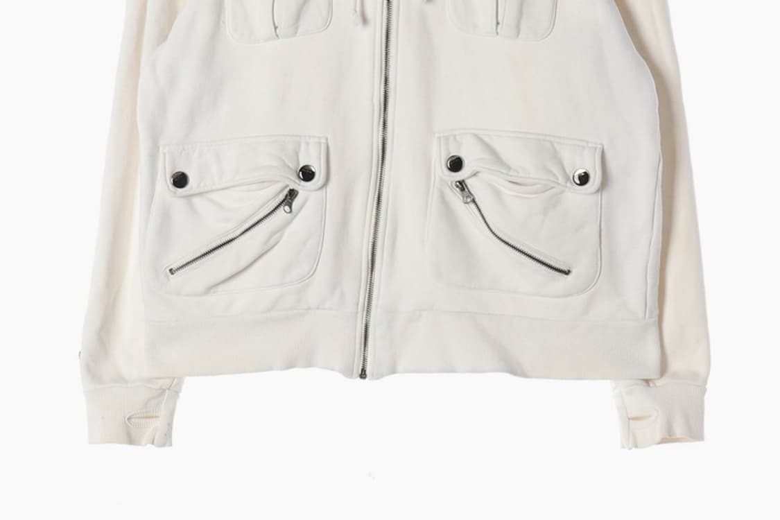 STL 아이보리 유틸리티 포켓 후드 L 상품이미지4