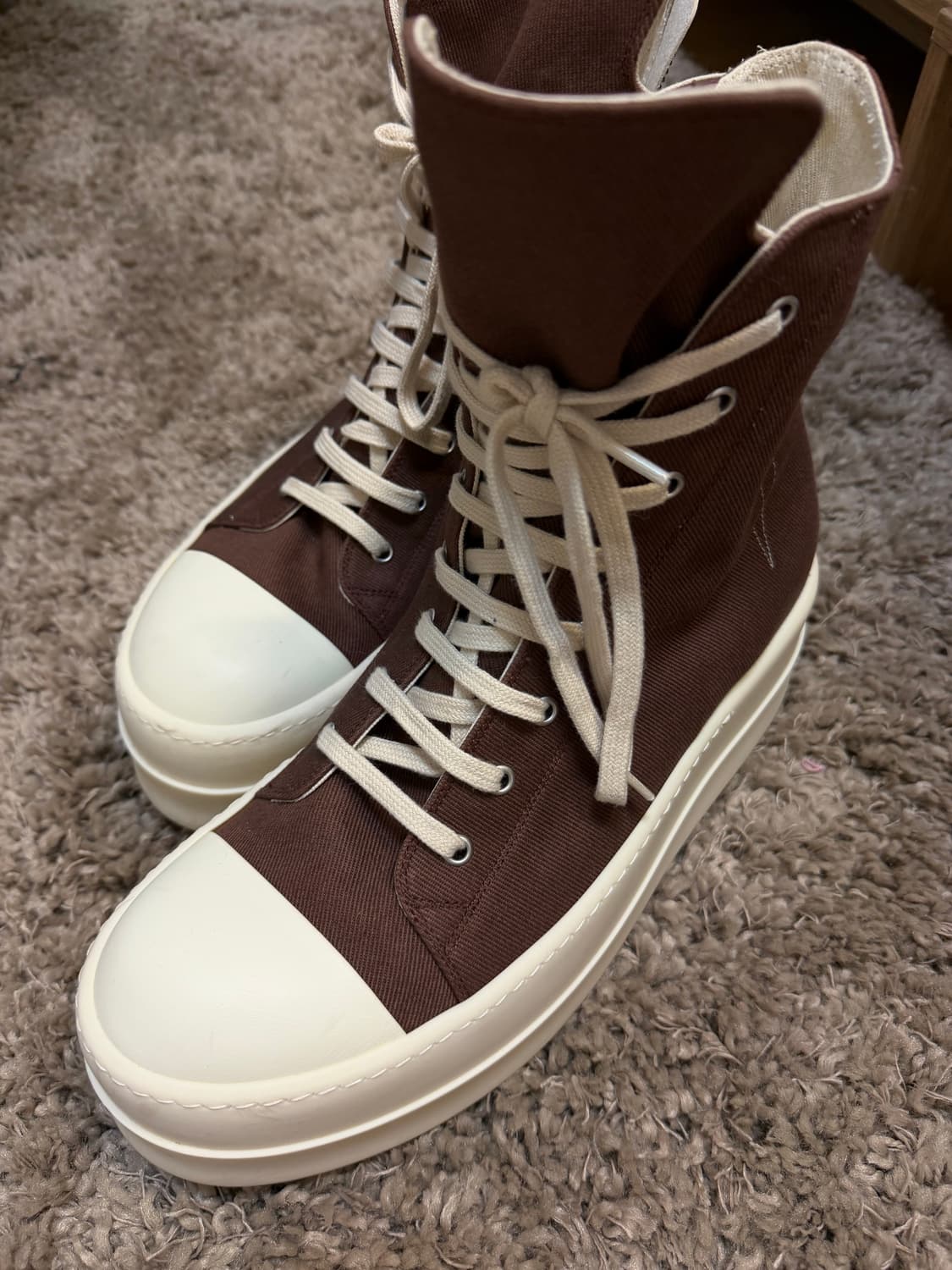 릭오웬스 메가범퍼 하이탑 스니커즈 상품이미지1