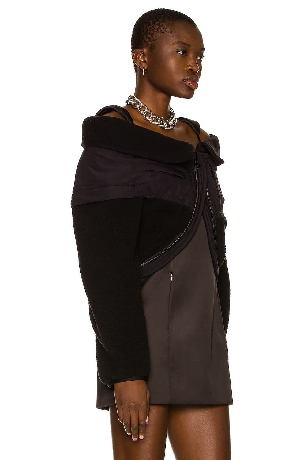 오프숄더 후리스 자켓 (정가 150) 상품이미지5