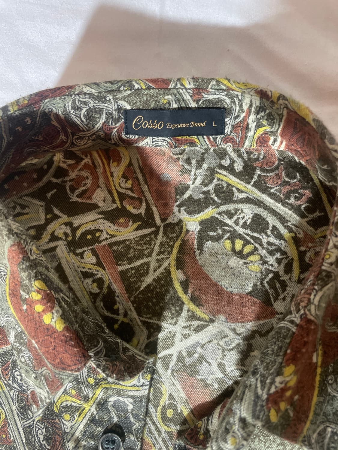 Cosso 오리엔탈 패턴 셔츠 L 상품이미지3