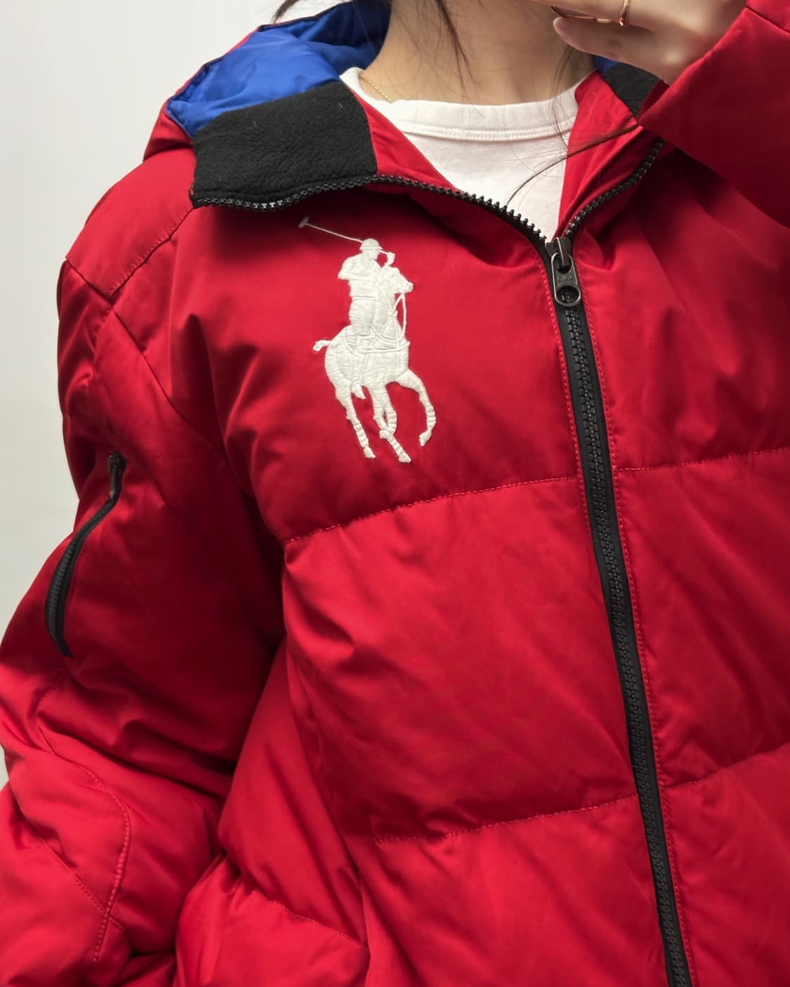 폴로 랄프로렌 00s 빅포니 덕다운 패딩 상품이미지3