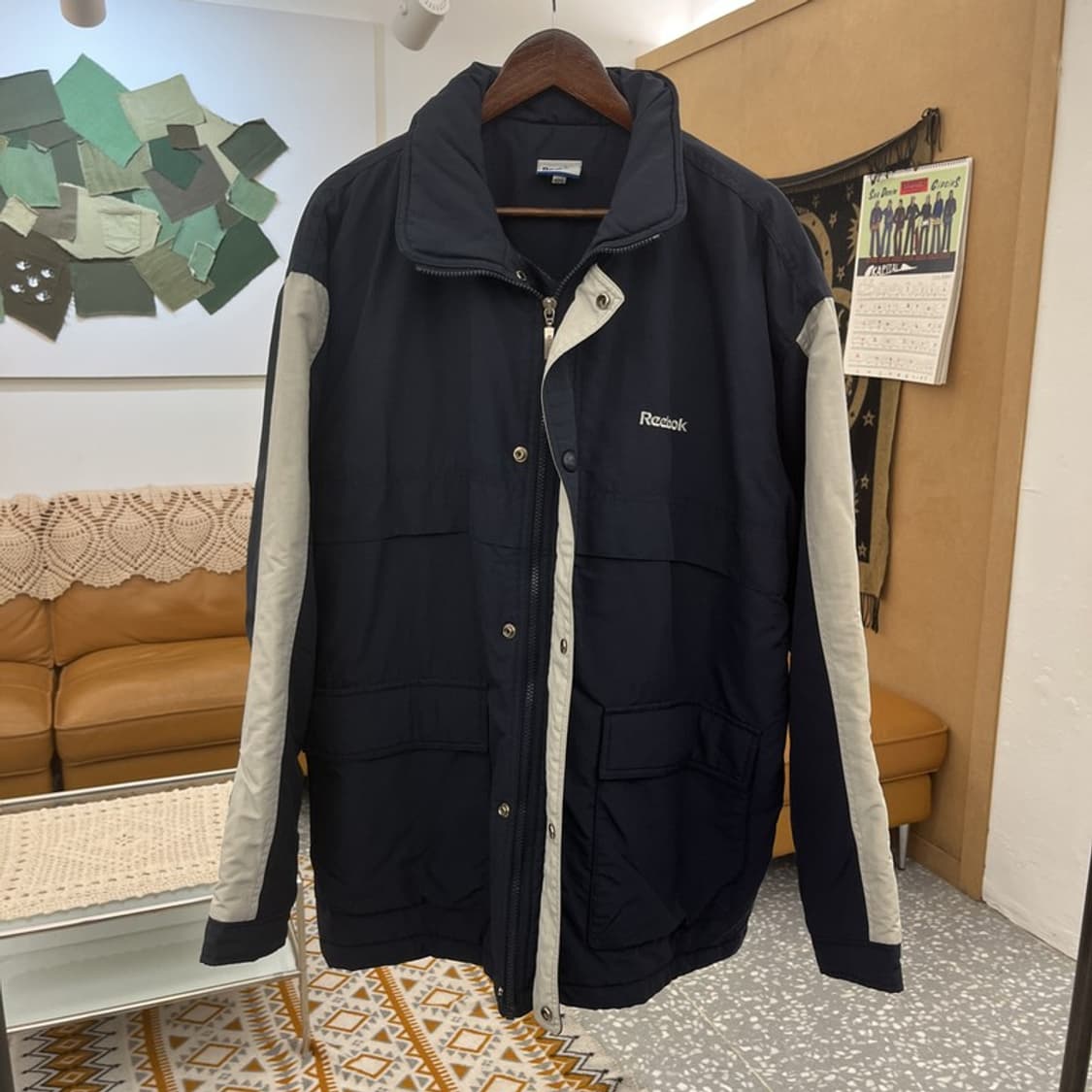 리복 올드스쿨 레트로 빈티지 바람막이 돕바 105 C10851 상품이미지3