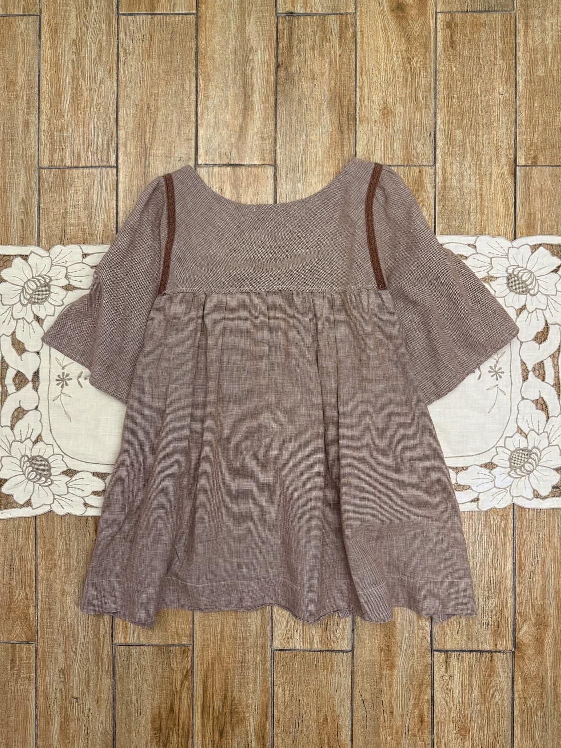Lace Square Neck Blouse 0104 상품이미지6
