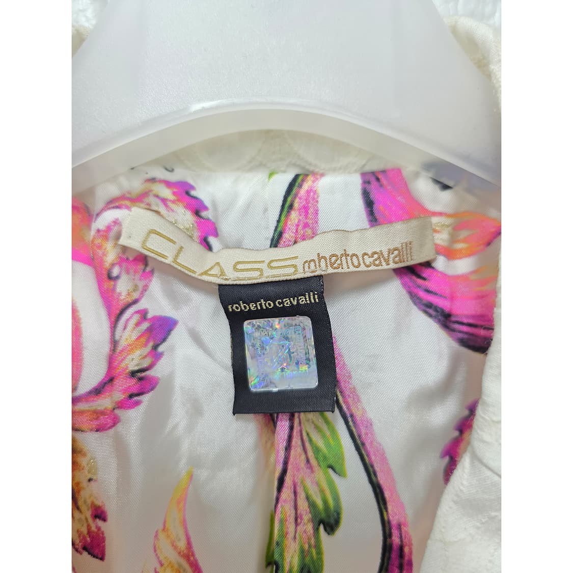 택포)M 로베르토 카발리 Roberto Cavalli 아이보리 블레이저  상품이미지2