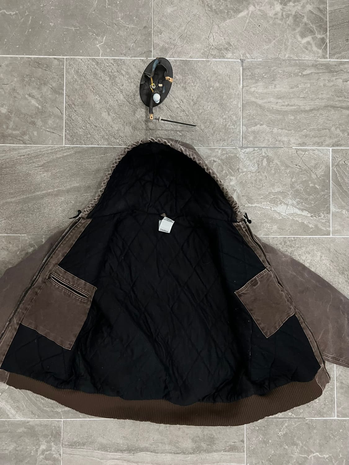 (XL)칼하트 덕 액티브 후드자켓 J130 CHT 체스트넛 상품이미지3