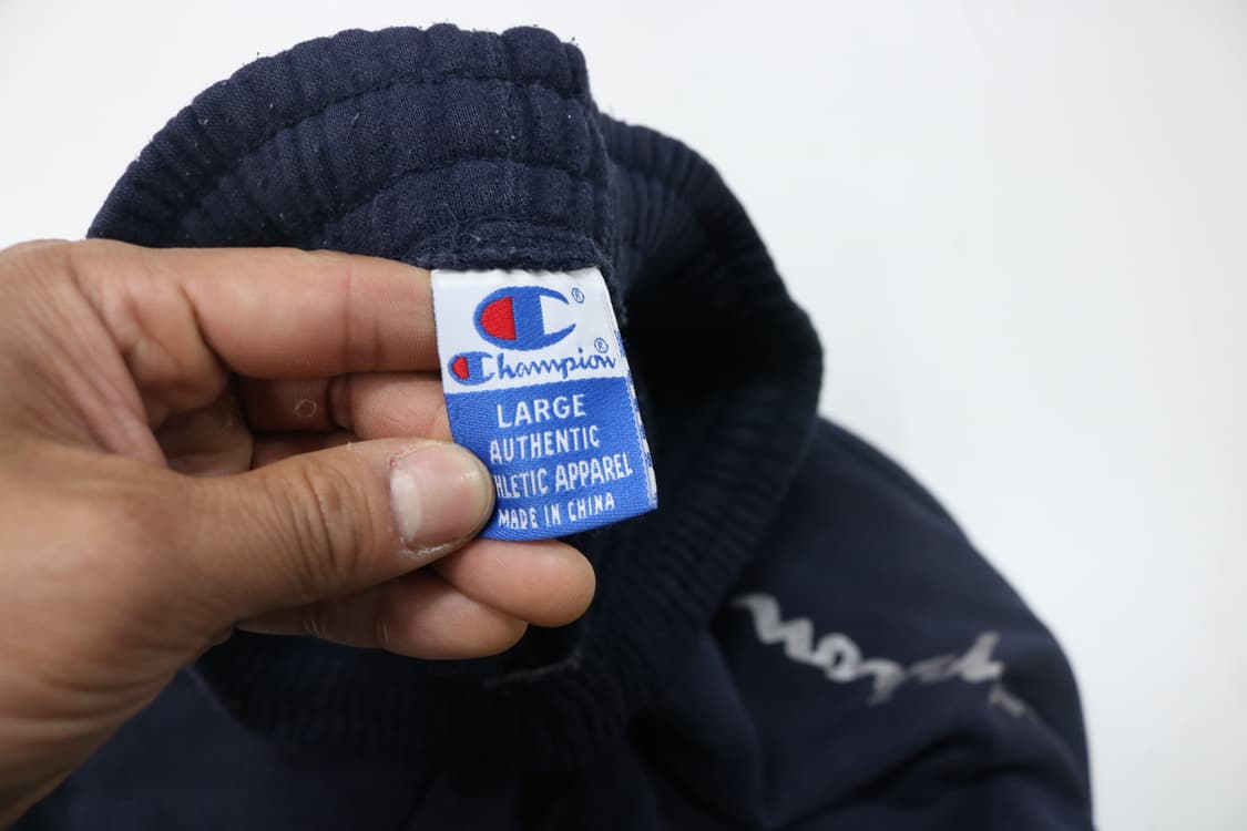 Champion 챔피온 빈티지 사이드 로고 네이비 스웨트 팬츠 (L) 상품이미지7