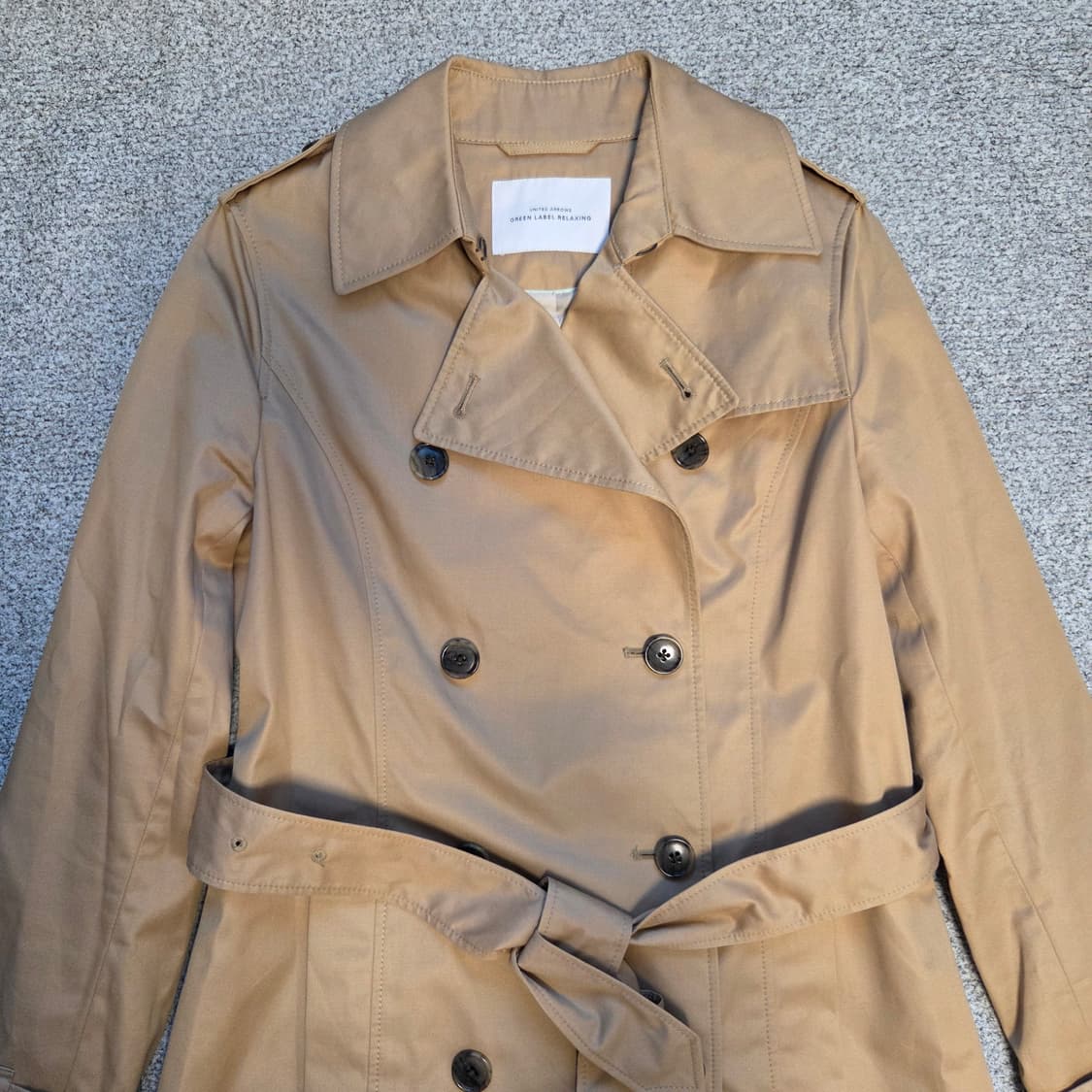 United Arrows 그린라벨 릴렉싱 트렌치 코트 M 상품이미지2