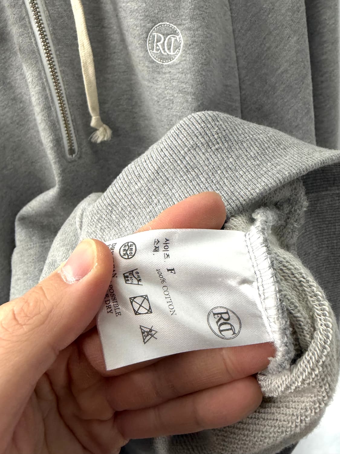 렉토 recto 렉토맨후드티 스웻셔츠 맨투맨 후드티 상품이미지4