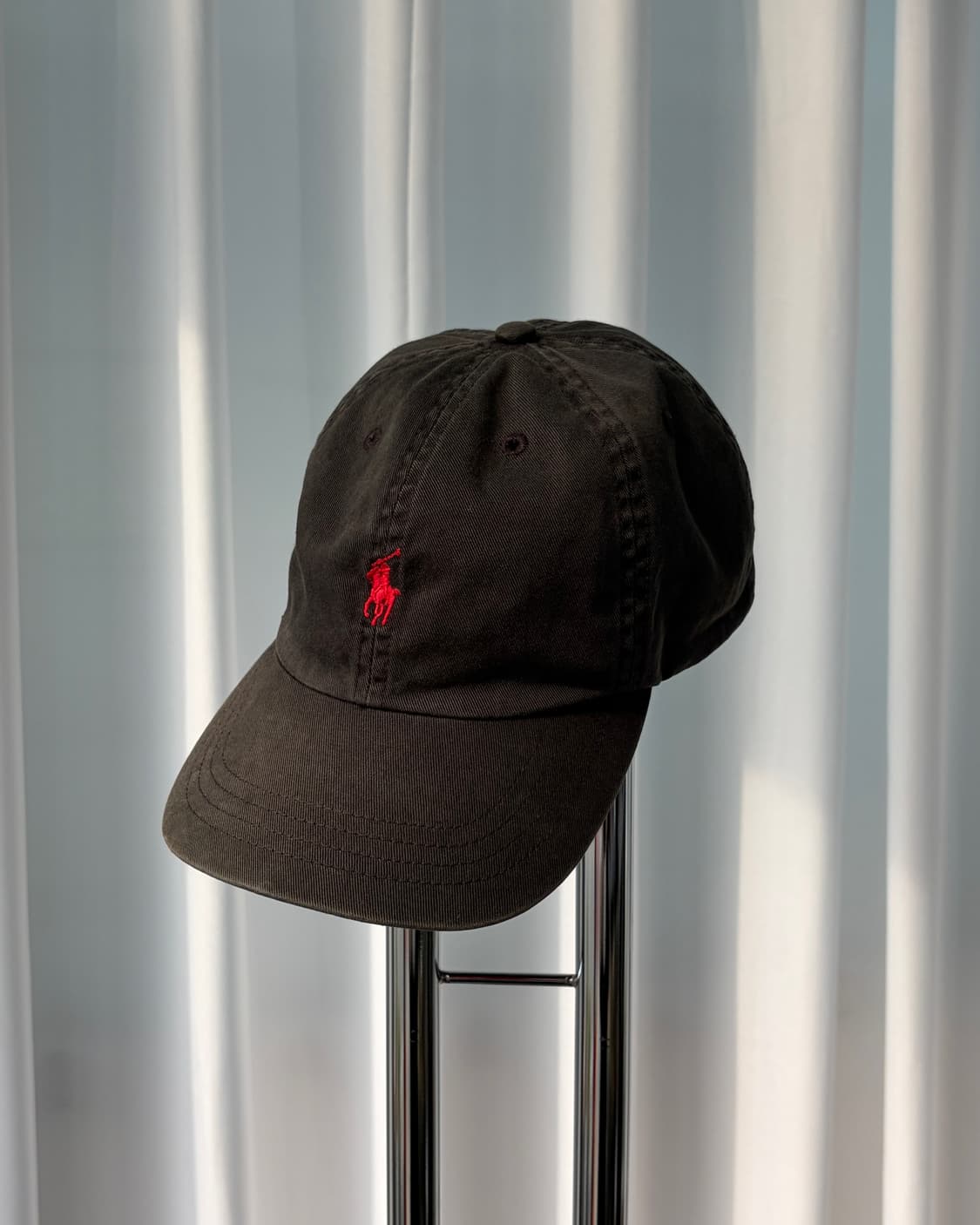 폴로 랄프로렌 클래식 코튼 치노 볼캡 블랙 상품이미지1