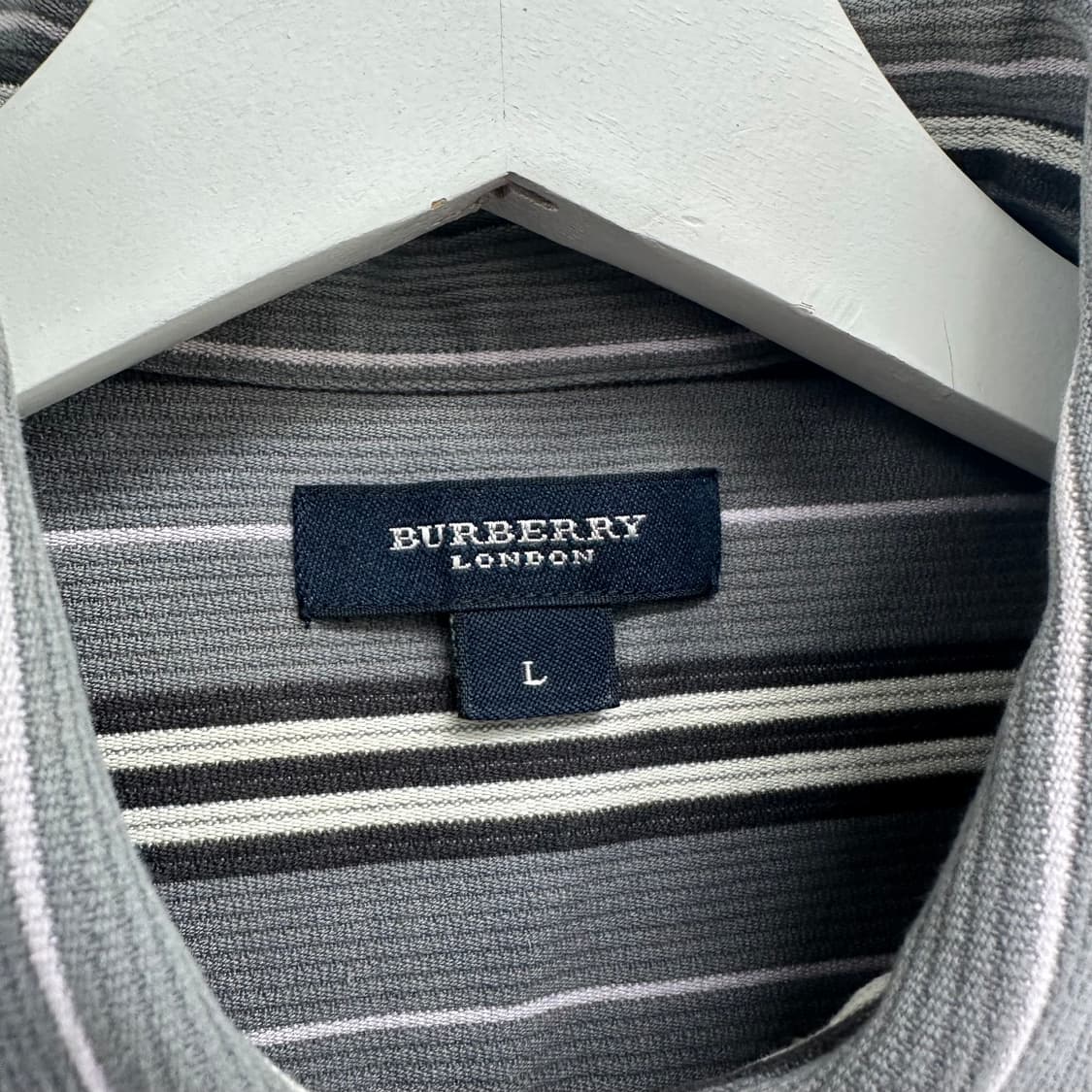 버버리 스냅버튼 스트라이프 셔츠 상품이미지6
