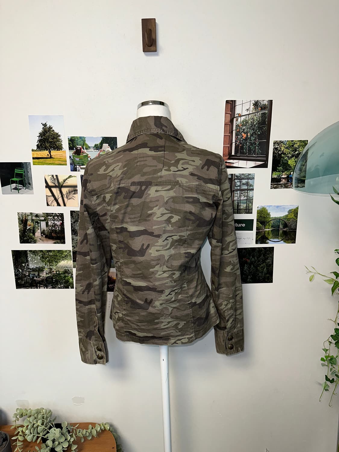 Khaki brown camouflage shirt 상품이미지3