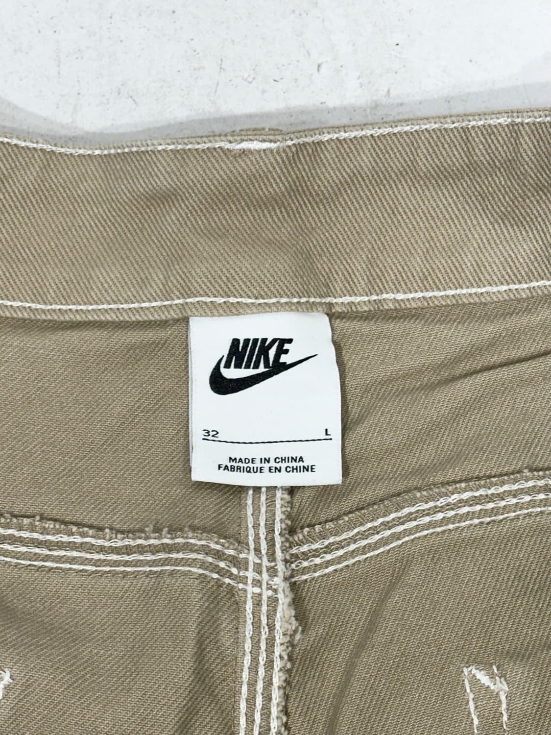 나이키 베이지 캔버스 와이드 카펜터 워크 데님 팬츠 L 상품이미지7