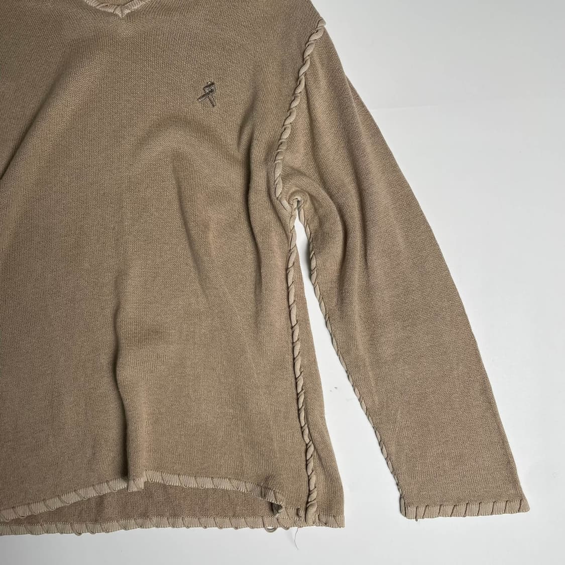 Lancel 린넨 코튼 블렌드 스티치 니트 상품이미지4