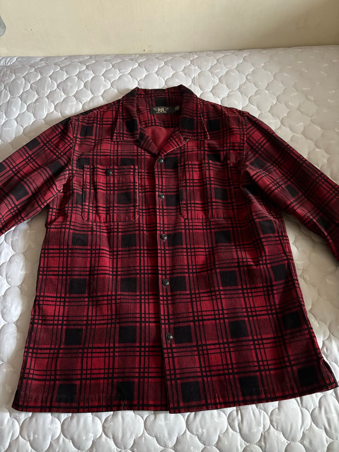 더블알엘 rrl 코듀로이 플래드 셔츠 L 판매 상품이미지3