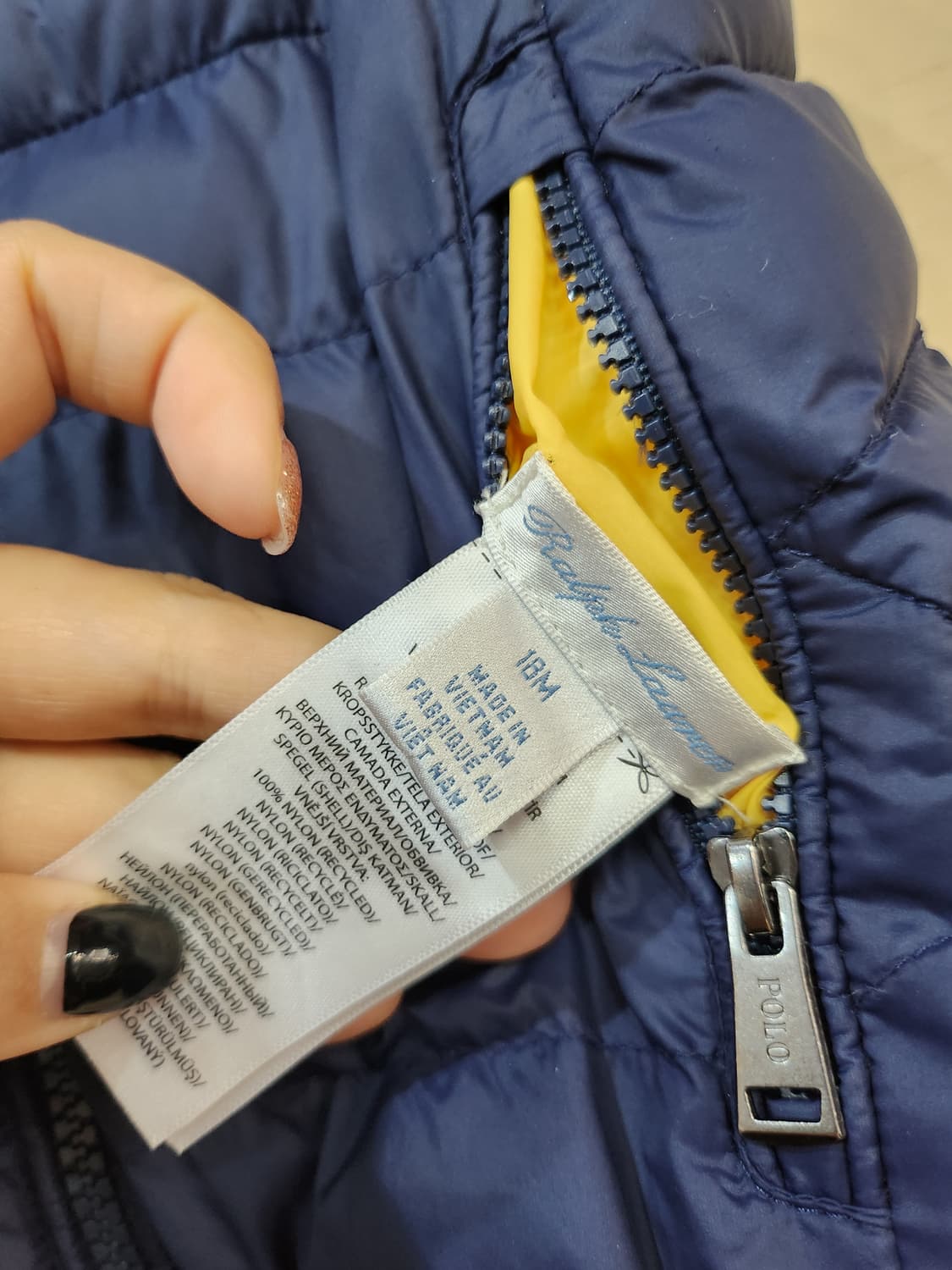 폴로 랄프로렌 키즈 (18m) 리버시블 패딩 조끼 상품이미지6