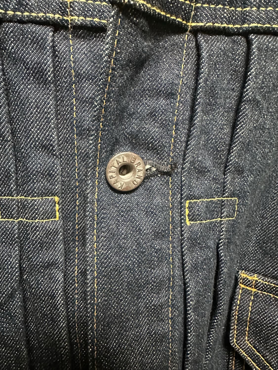 캐피탈 14온즈 데님 1ST 원 워시 자켓 인디고 5사이즈 상품이미지4