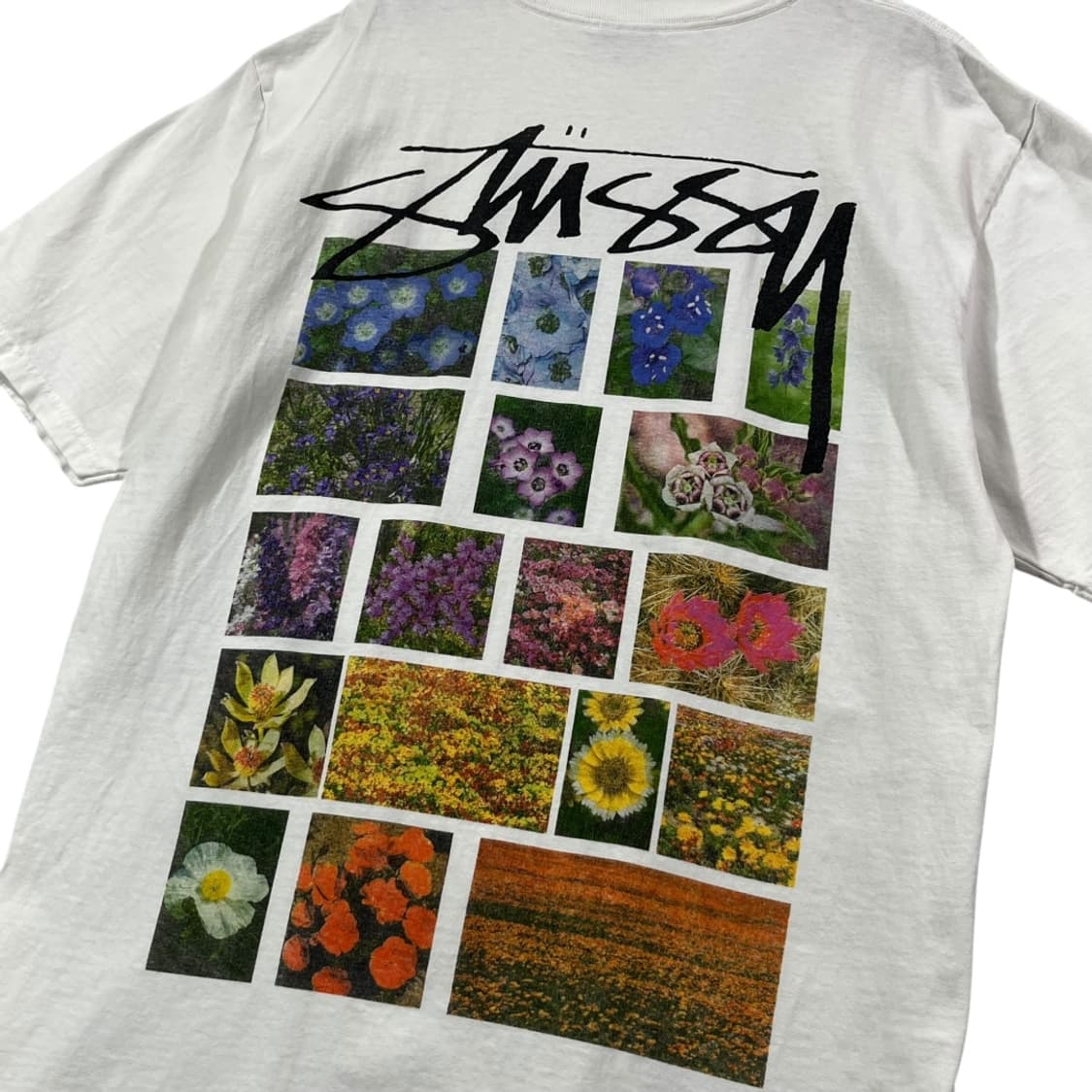 [STUSSY] 스투시 플라워 피그먼트 다이드 반팔 티셔츠 상품이미지4
