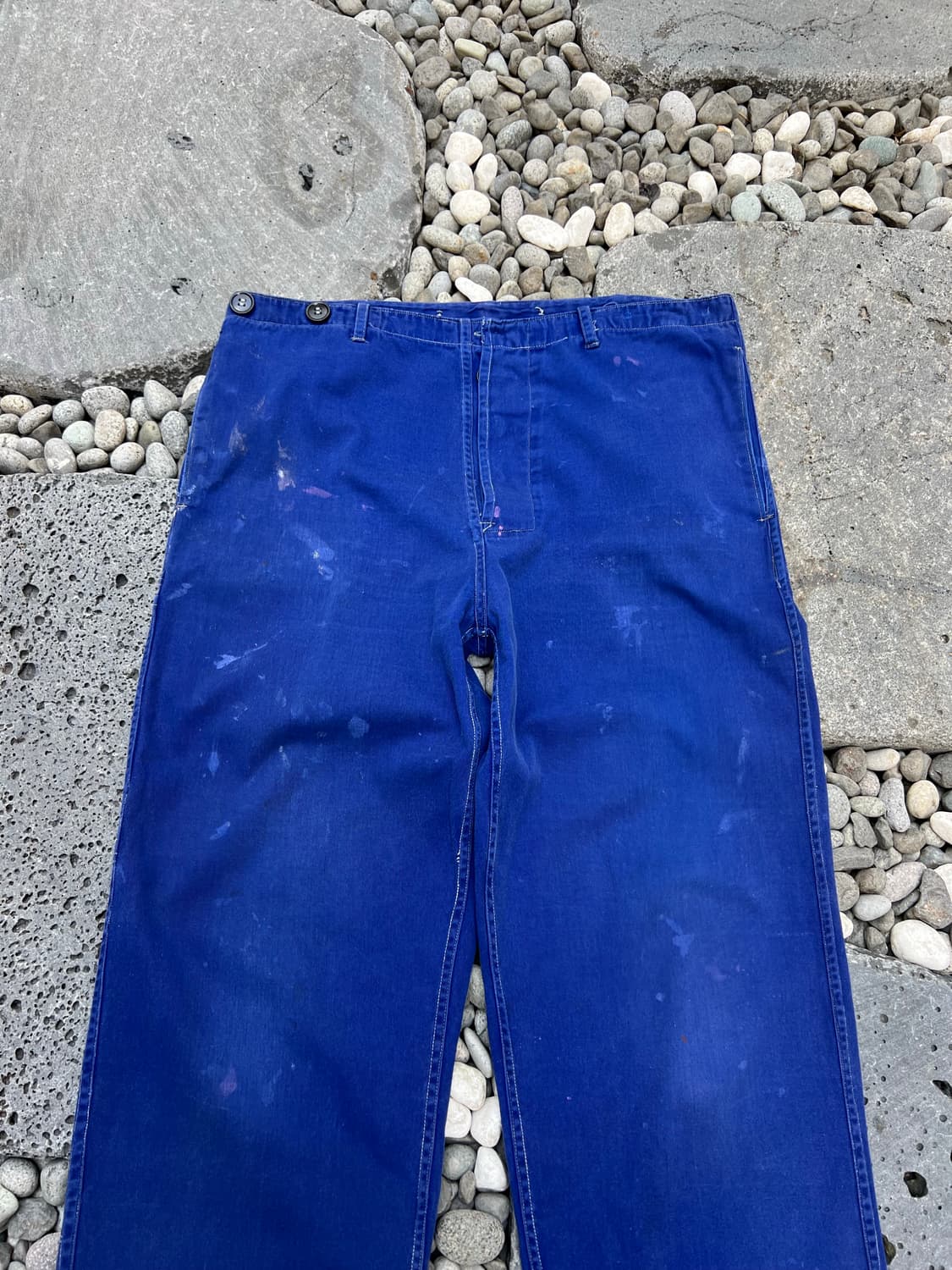 (34인치) OLD VINTAGE FADED BLUE 프렌치워크팬츠 상품이미지3