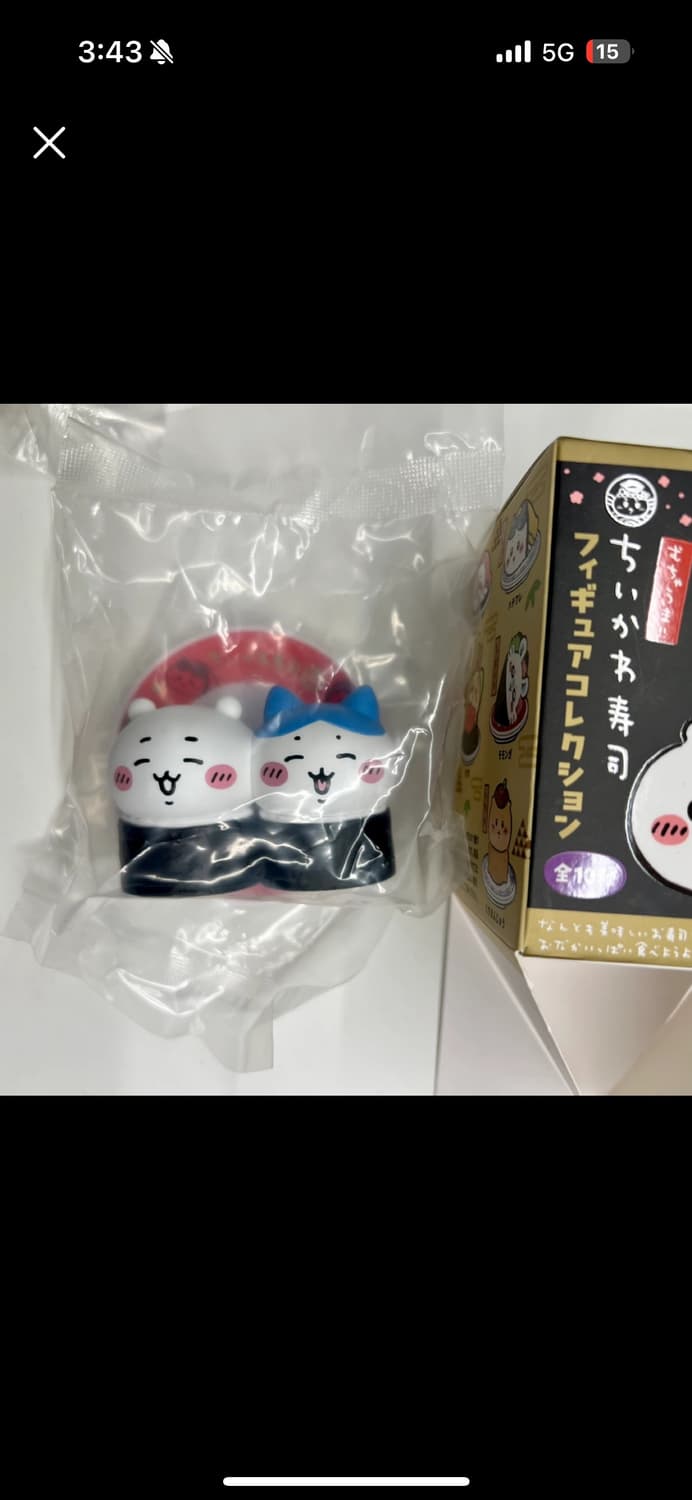 먼작귀 치이카와 스시 초밥 피규어 치이&하치와레 상품이미지1