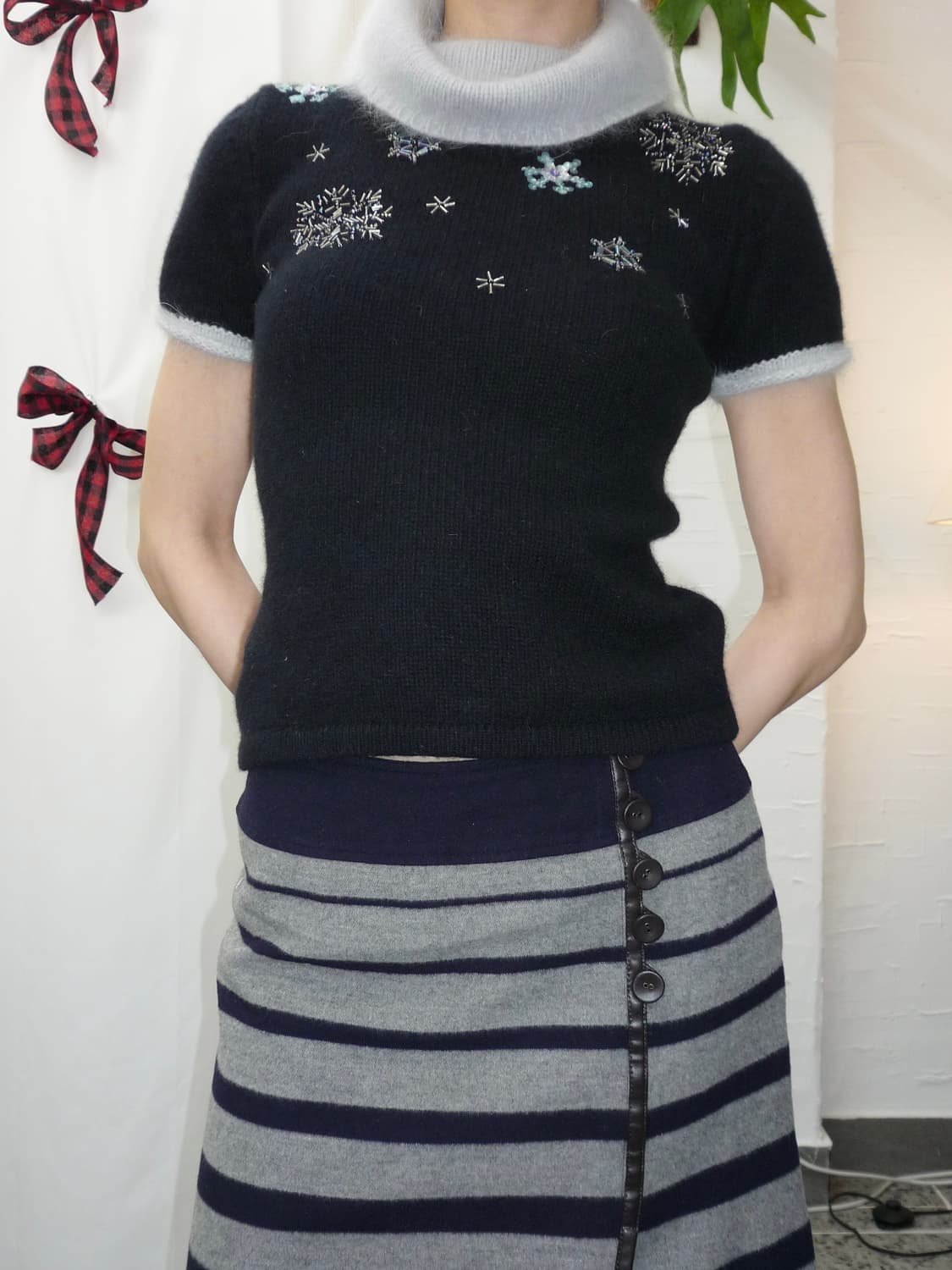 snow polar knit top 상품이미지5