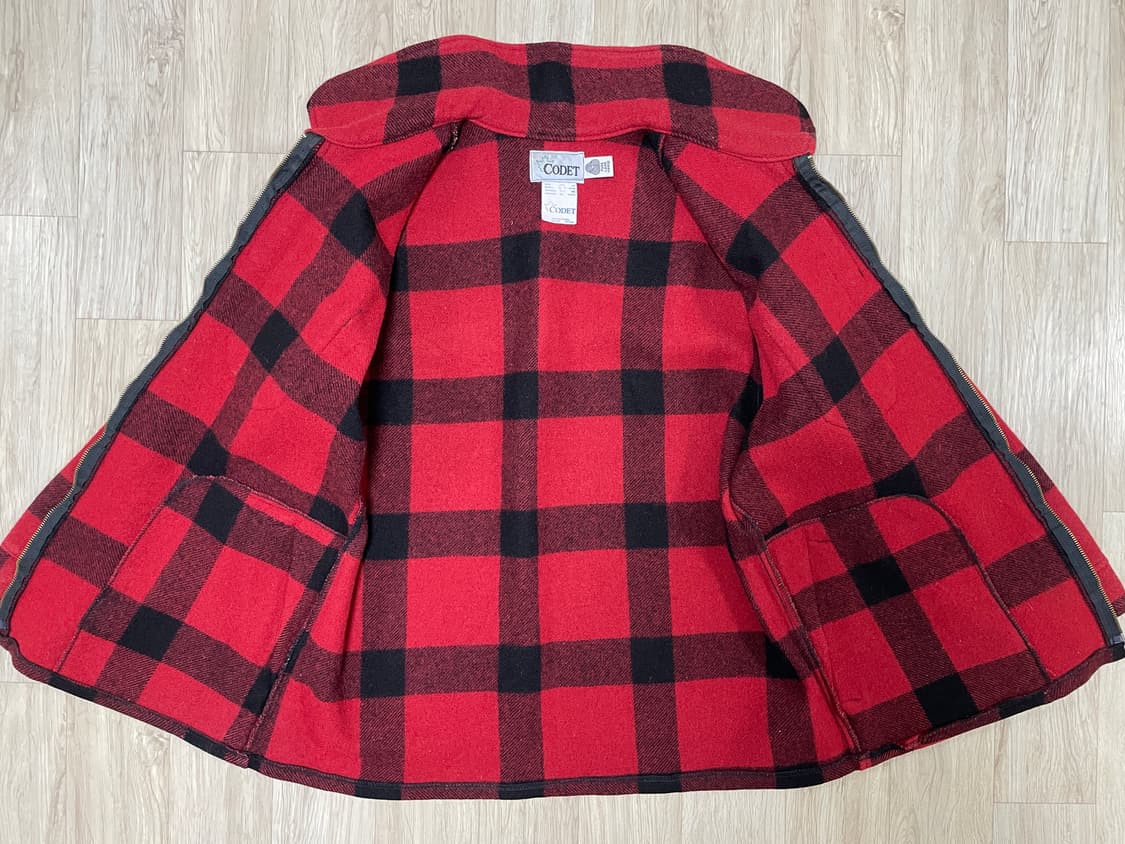 100~105) 70s 코뎃 체크 울 매키노(캐나다제)RRL&LVC&폴로 상품이미지4