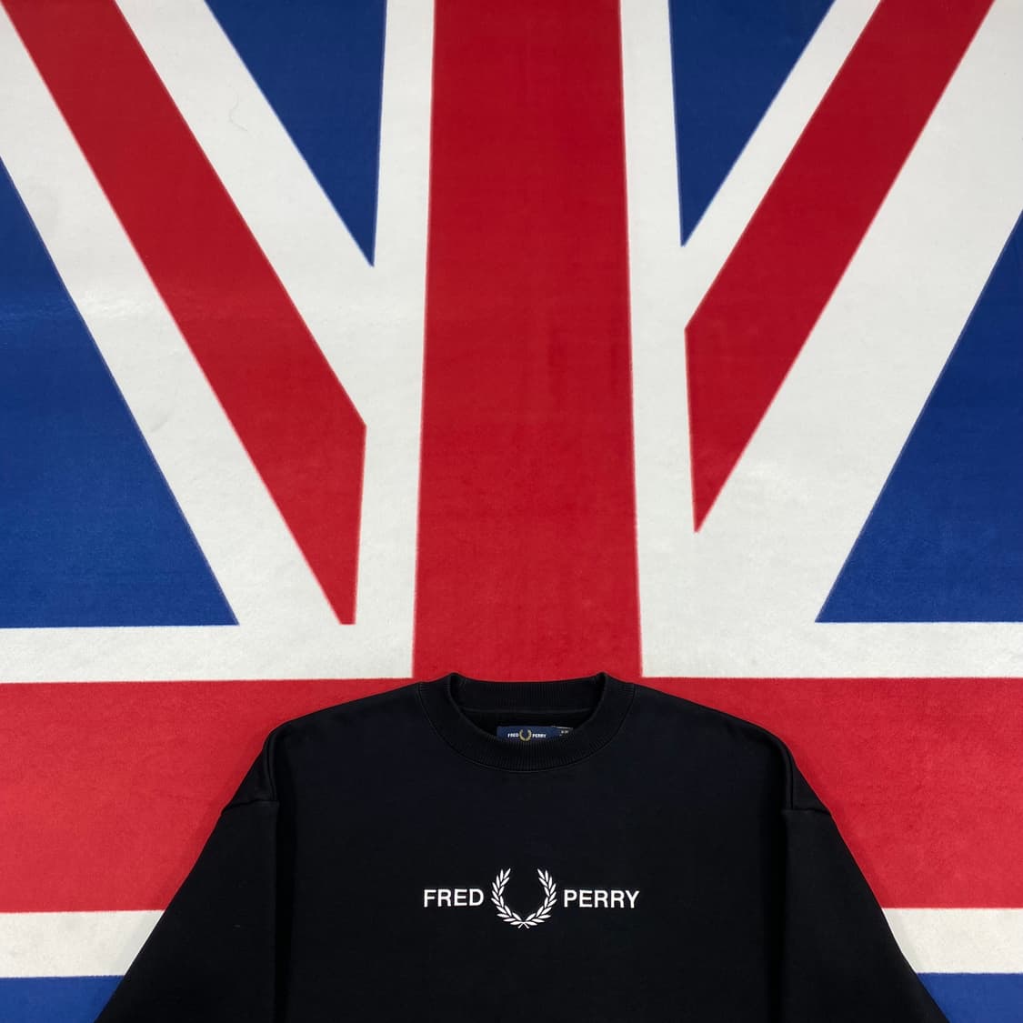 프레드페리 맨투맨 M 상품이미지2