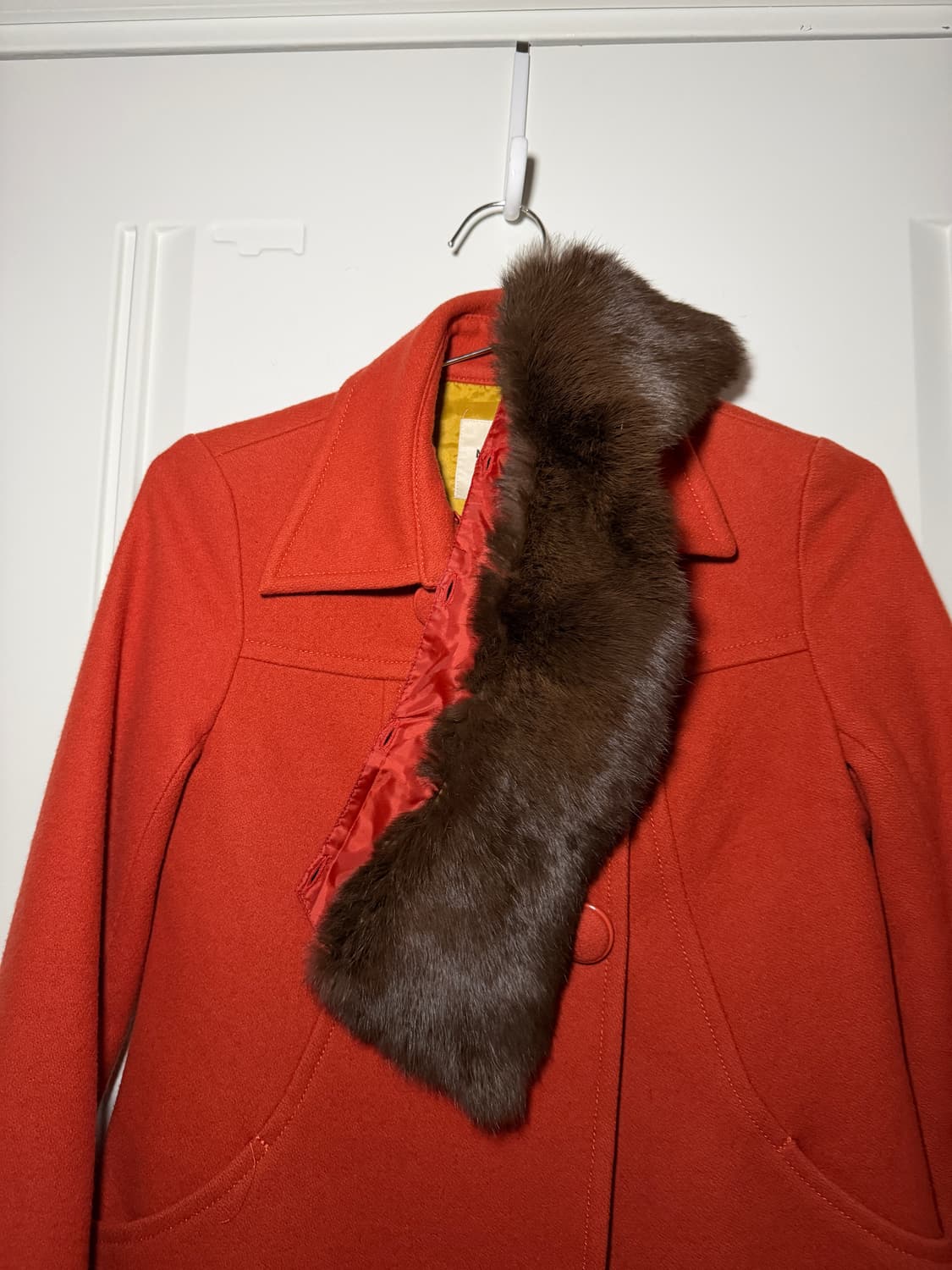 일본빈티지 브릭오렌지 숏코트 상품이미지10