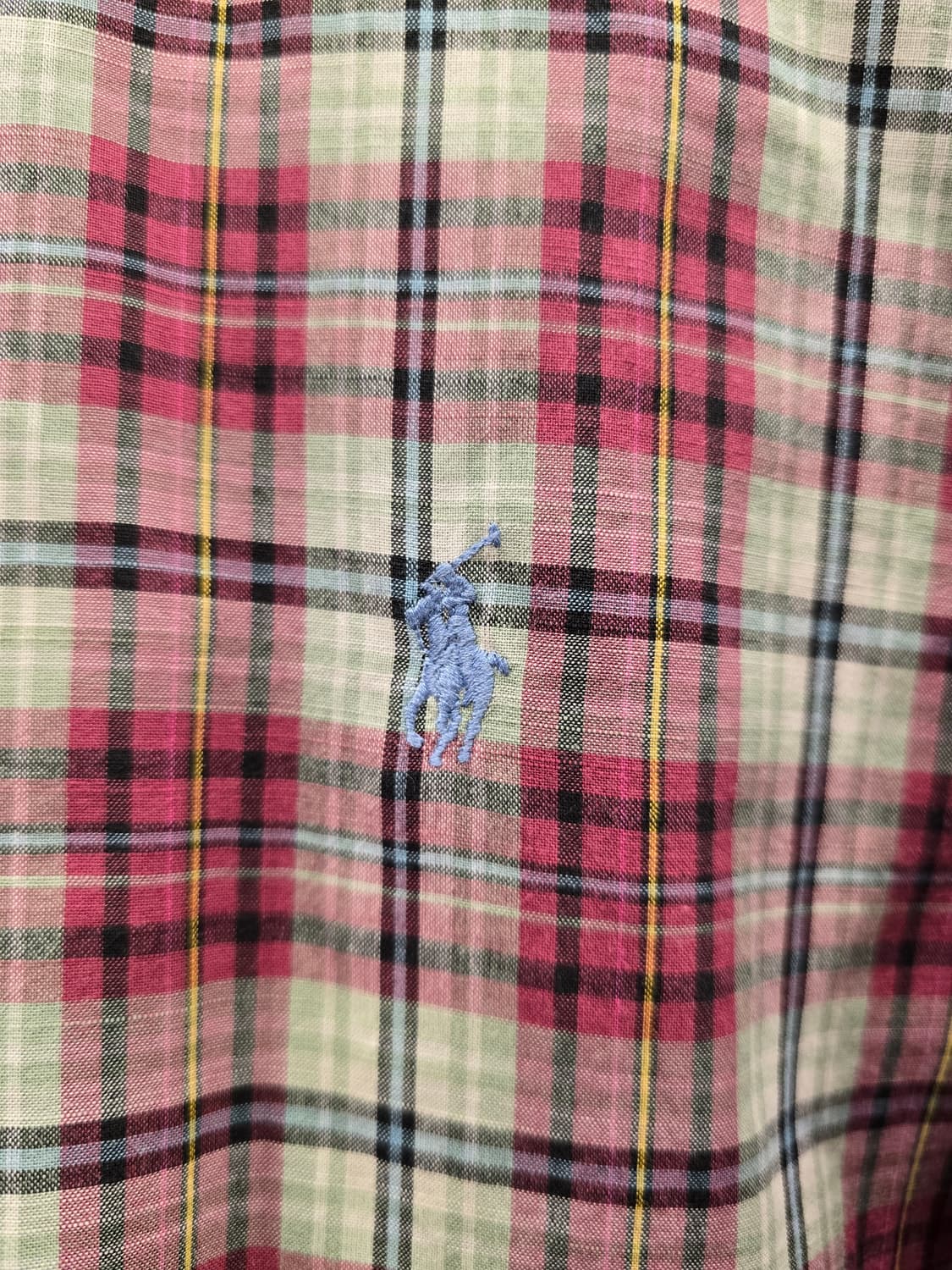 랄프로렌 블레이크 체크 셔츠 남방 110~115 상품이미지3