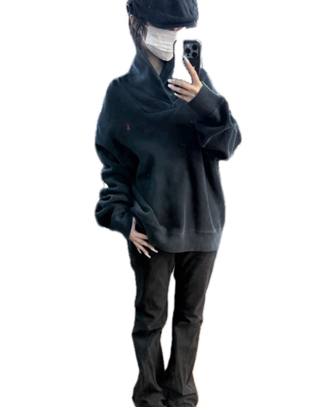 폴로 하이넥 맨투맨 상품이미지2