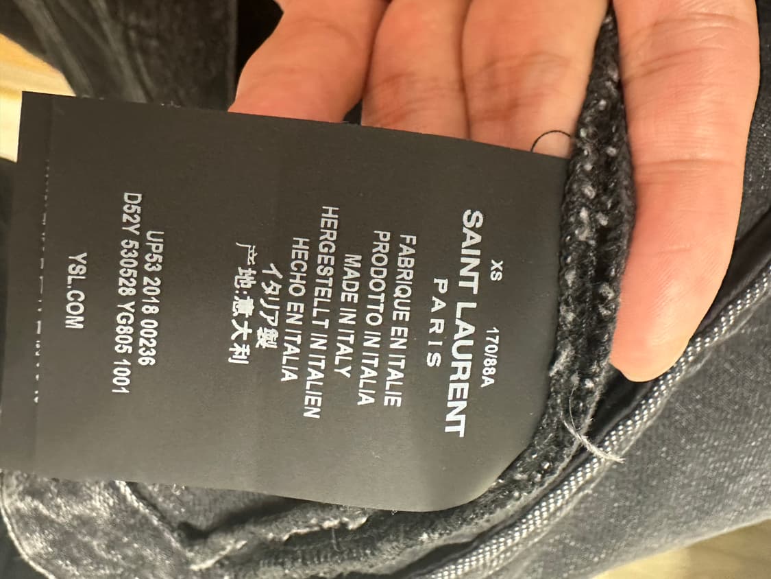 생로랑 18fw 데님자켓 상품이미지3