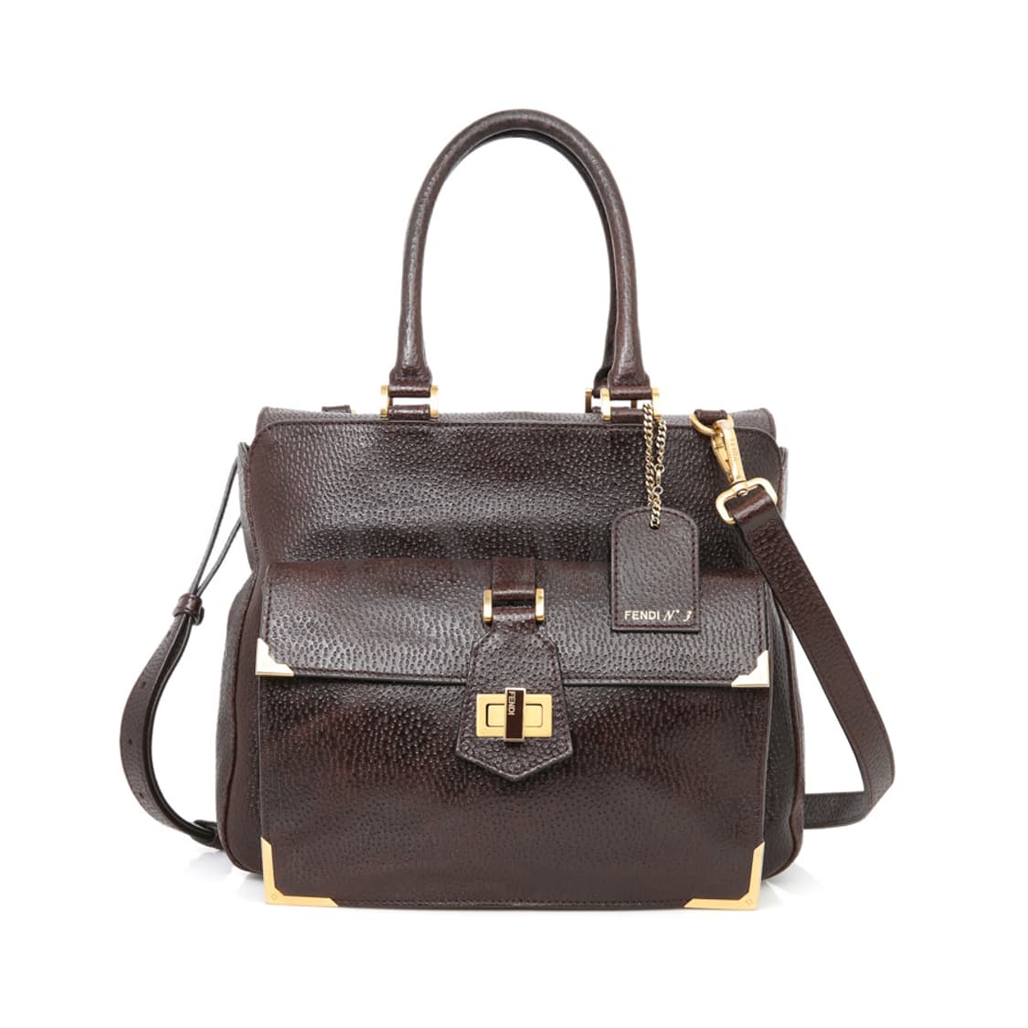 펜디 클래식 NO3 브라운 비텔로 사첼백 8BN221 상품이미지1